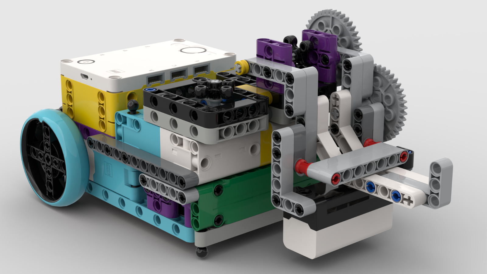 FLL Robot Attachment Render